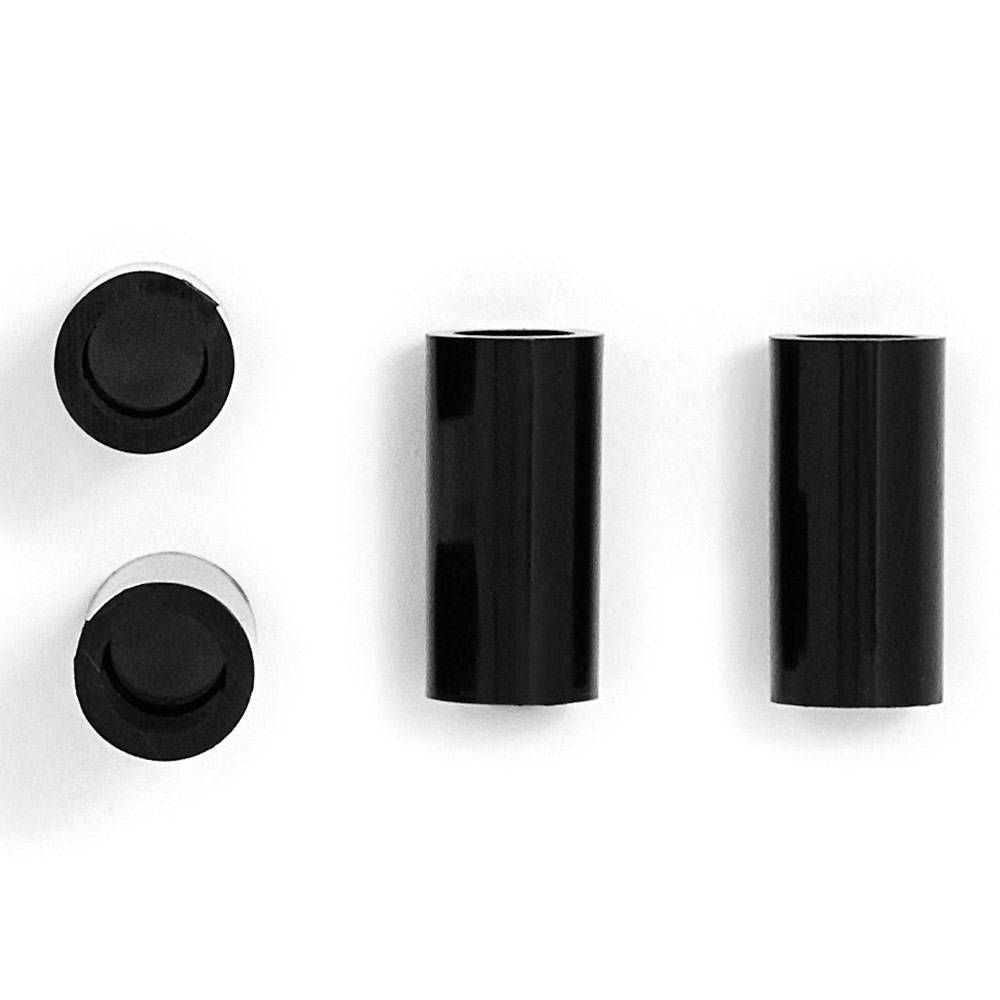 Gibraltar GSCCS8MM cymbal sleeves, 8 mm drum hardware accessories, pack of 4, shown on a drum kit.