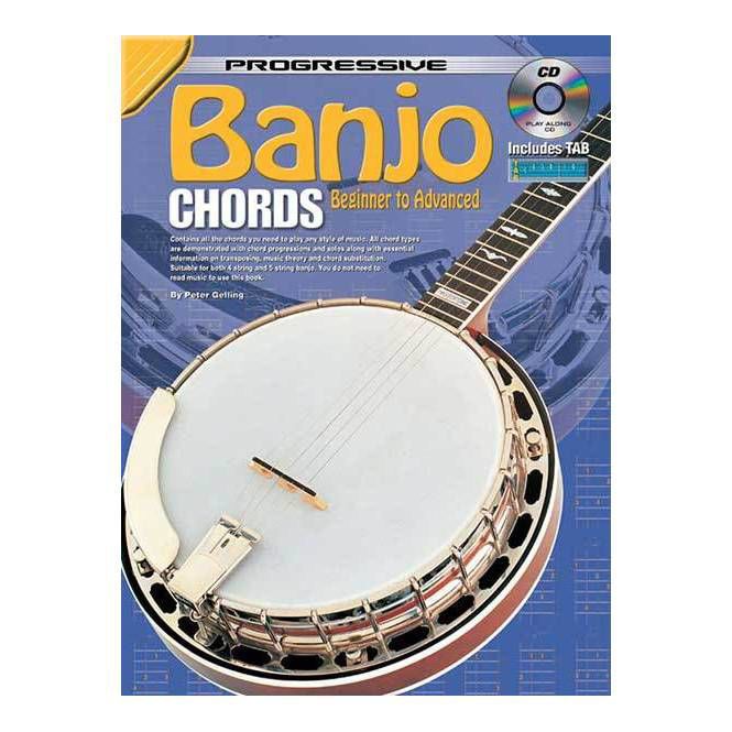 Progressive KPBJCCP Banjo Chords Book & CD - 69379
