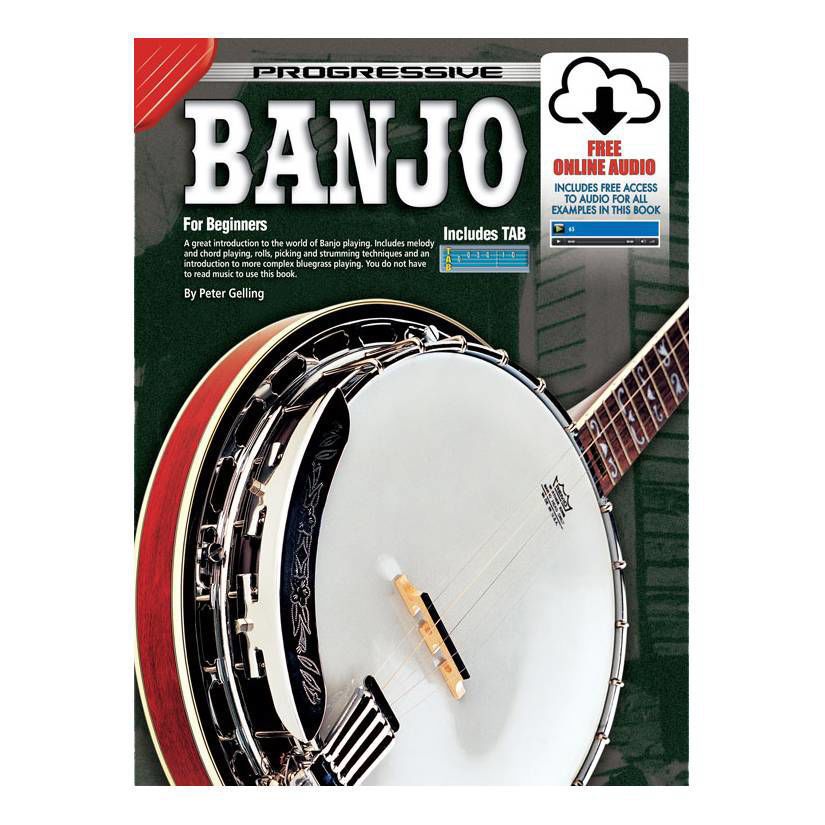 Progressive KPBJX Banjo Book & Online Media Link - 69260