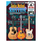 Progressive KPGMRX guitar rhythm book and online media by Learn To Play Books, showing a colorful instructional guitar book and media materials.