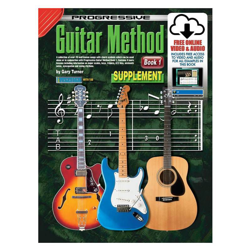 Progressive KPGMSUPX Guitar Method Supplement Book & Online Media - 69133