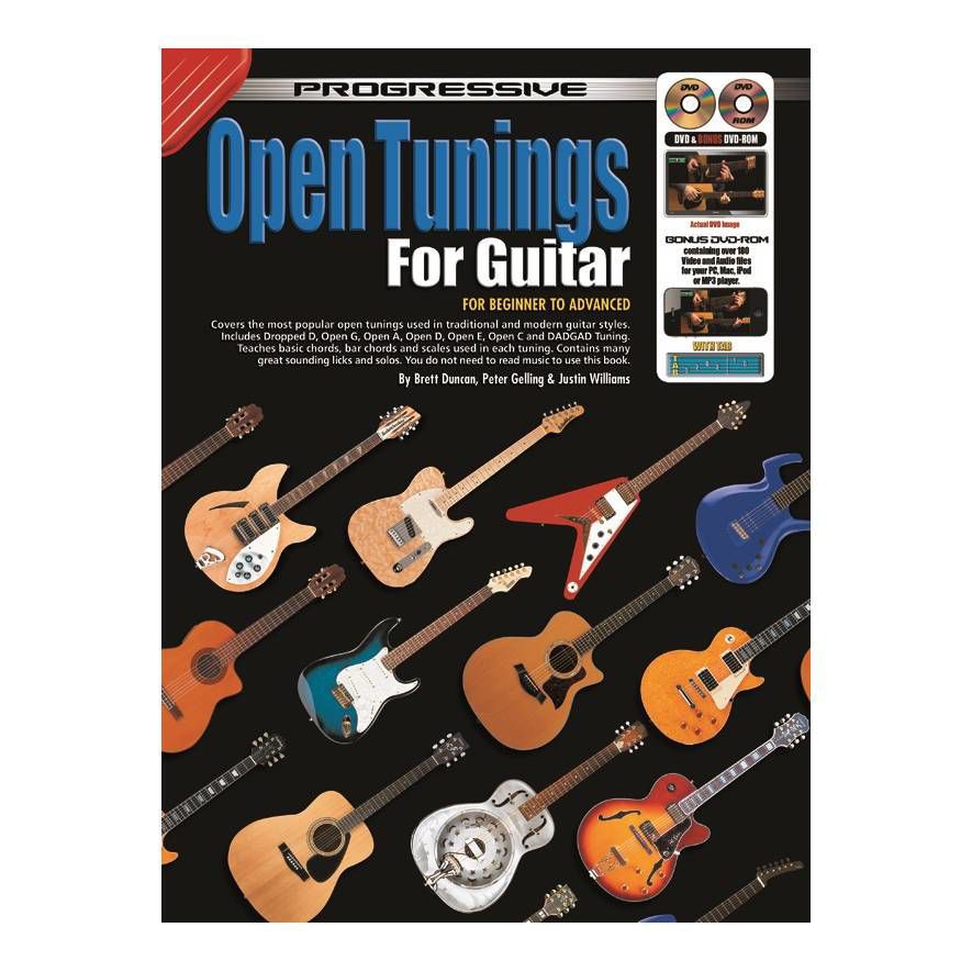 Progressive KPGT Open Tunings For Guitar Book & CD/DVD - 11812
