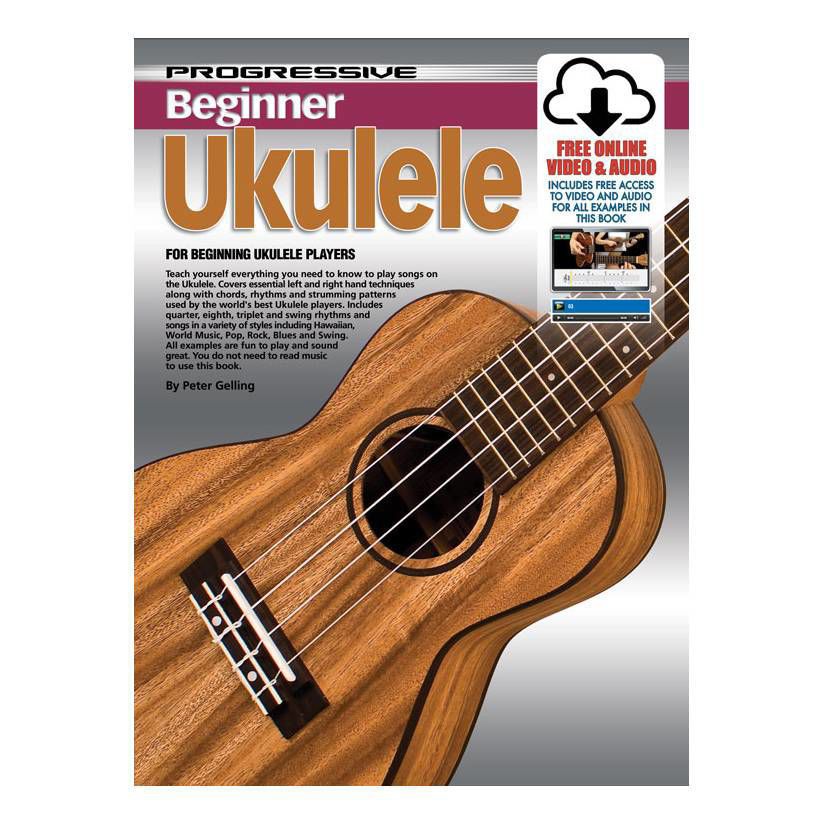 Progressive KPPBUX Beginner Ukulele Book & Online Media - 11888