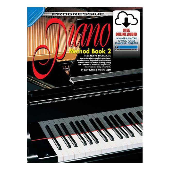Progressive KPPM2CP Piano Method Book 2 & Online Media - 72627