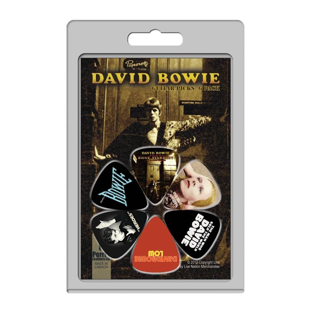 Perris LPDB1 David Bowie Licensed Guitar Pick Packs (6 in Pack)