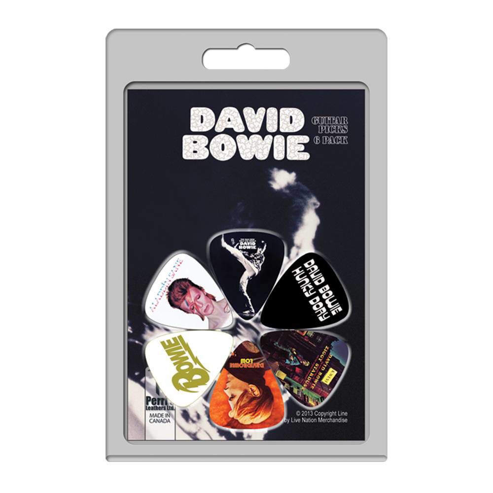 Perris LPDB2 David Bowie Licensed Guitar Pick Packs (6 in a Pack)