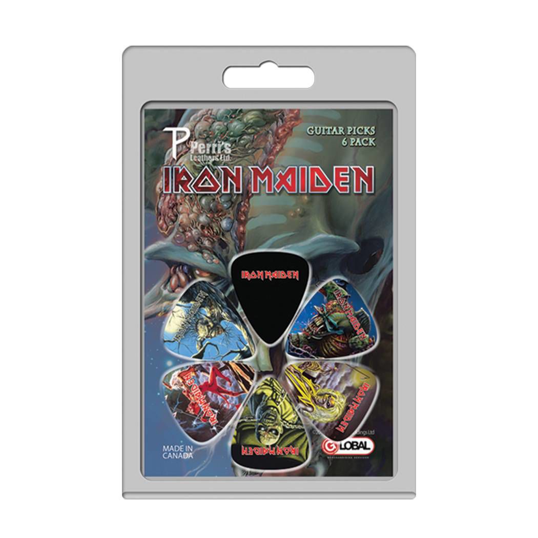 Perris LPINM1 ''Iron Maiden '' Licensed Guitar Pick Packs - 6 in a pack