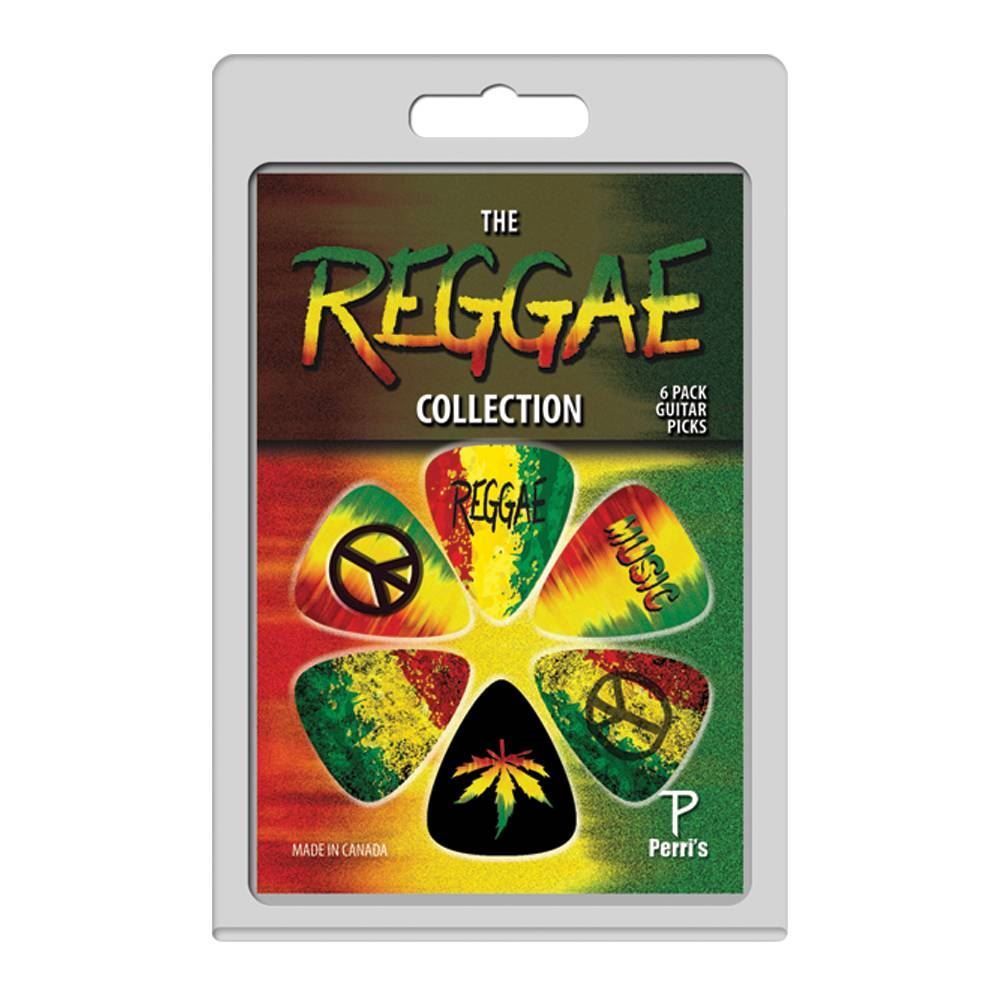 Perris LPPP03 The Reggae Collection Licensed Guitar Pick Packs (6-Pack)
