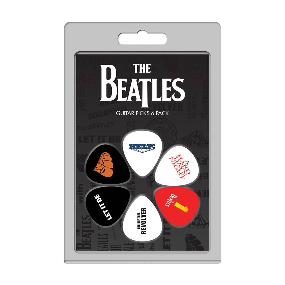 Perris LPTB2 ''The Beatles'' Licensed Guitar Pick Packs - 6 in a pack