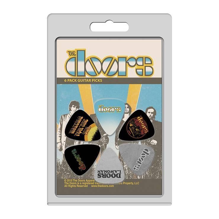 Perris LPTD2 ''The Doors'' Licensed Guitar Pick Packs - 6 Pack