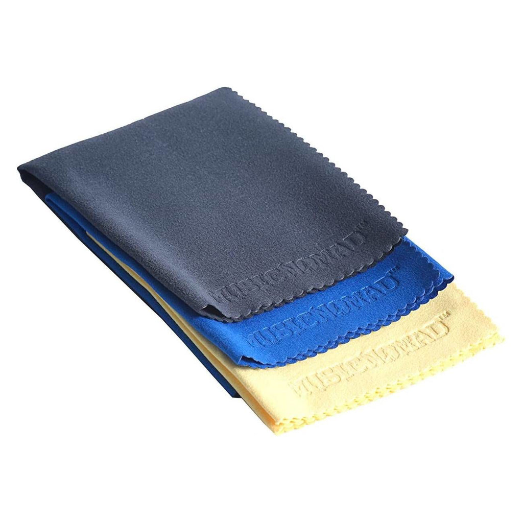 Music Nomad MN203 Super Soft Microfiber Suede Polishing Cloth (3 Pack)