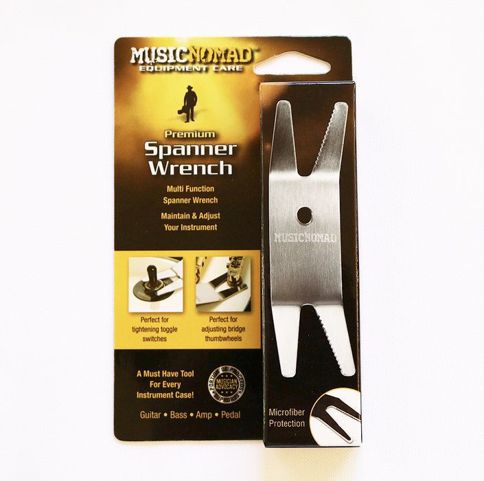 Music Nomad MN224 Premium Spanner Wrench with Microfiber Suede Backing