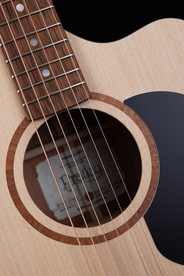 Pratley Orchestra Cutaway Acoustic Guitar with Pickup - Maple/Bunya