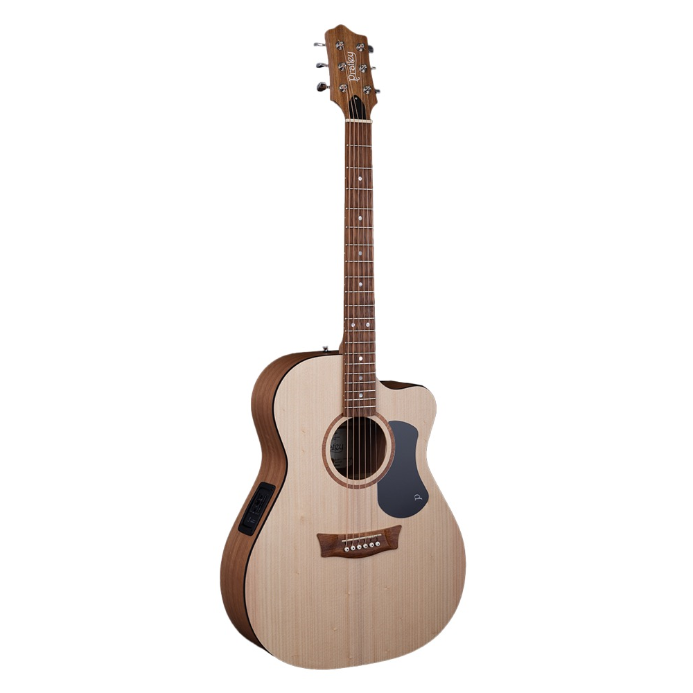Pratley Orchestra Cutaway Acoustic Guitar with Pickup - Maple/Bunya