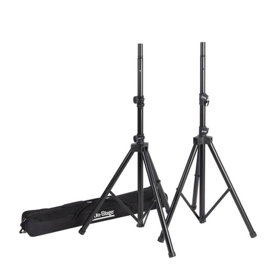 On-Stage SSP7950 Deluxe Speaker Stand Pack with Pair of Speaker Stands & Carry Bag