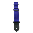 Perris PS1696 2 Purple Seatbelt Style Guitar Strap with Black Leather ends