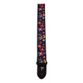 Perris PS6797 2 inch Hippy Collection Peace Guitar Strap with Black Leather ends