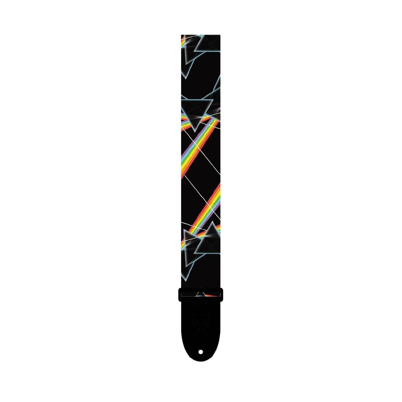 Perris 2 Polyester Pink Floyd Dark Side of the Moon All Over Prisms Licensed Guitar Strap