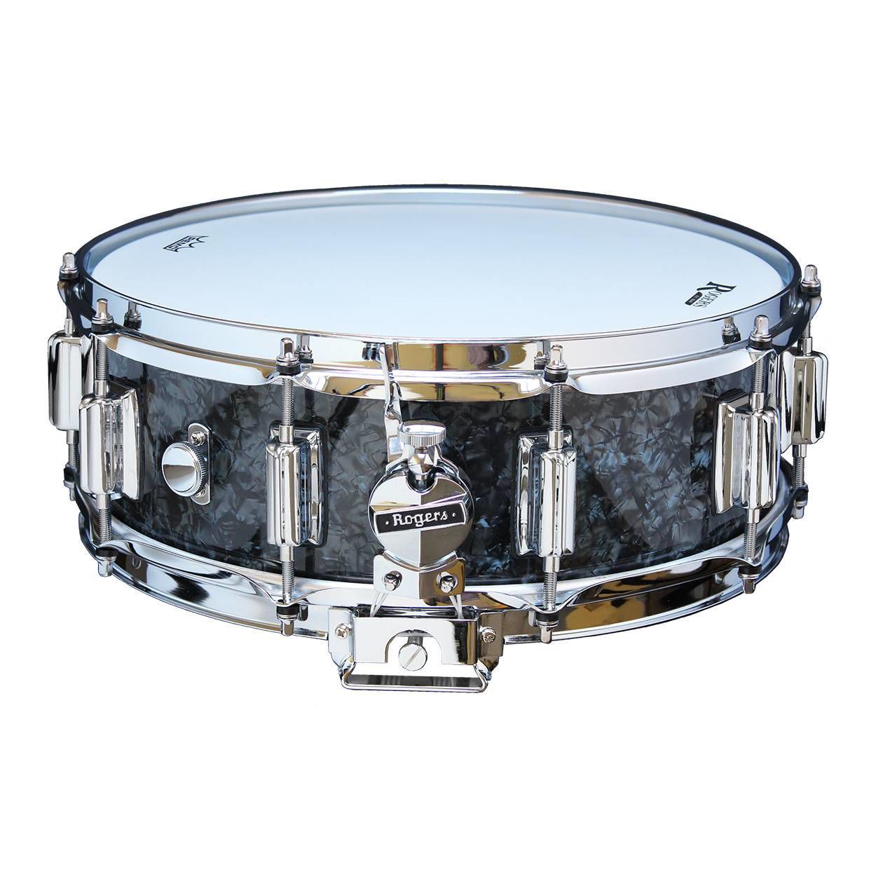 Rogers Dyna-Sonic Beavertail Series 14x5 Inch Snare Drum - Black Diamond Pearl