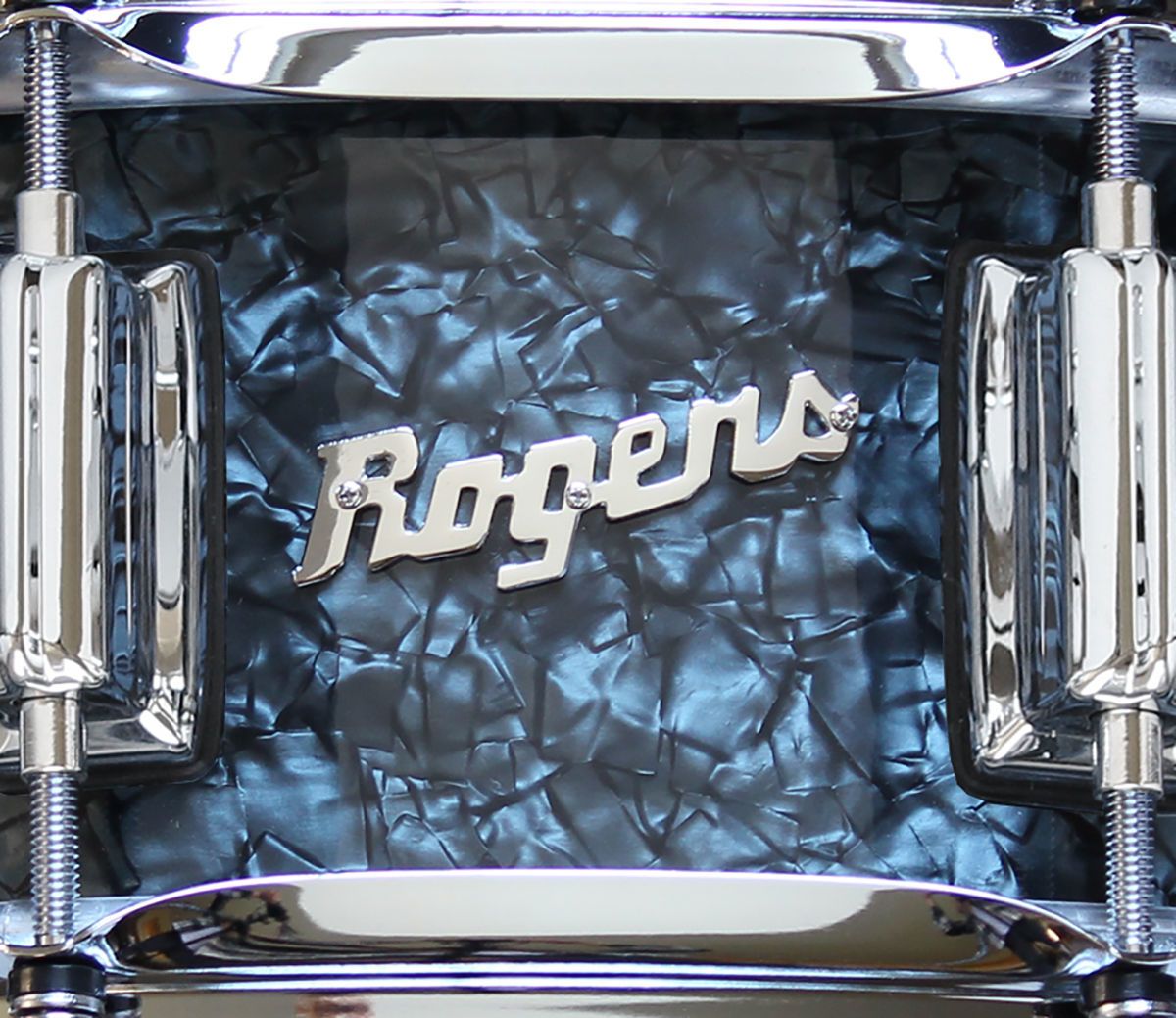 Rogers Dyna-Sonic Beavertail Series 14x5 Inch Snare Drum - Black Diamond Pearl