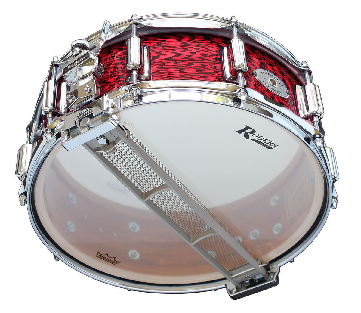 Rogers Dyna-Sonic Beavertail Series 14x5 Inch Snare Drum - Red Onyx