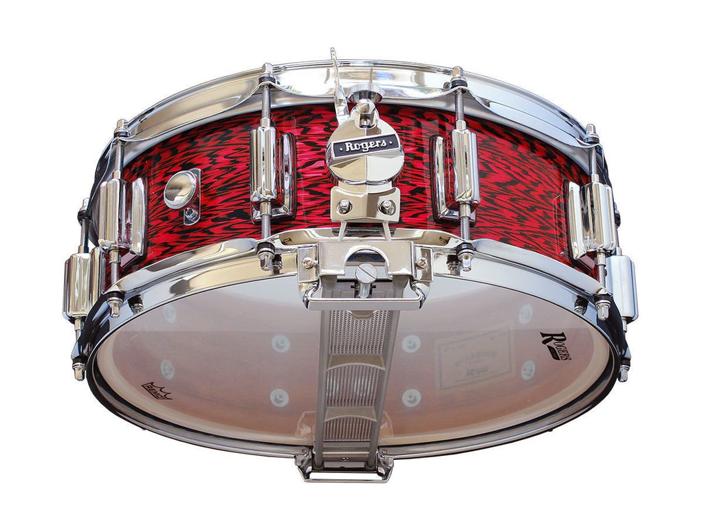 Rogers Dyna-Sonic Beavertail Series 14x5 Inch Snare Drum - Red Onyx