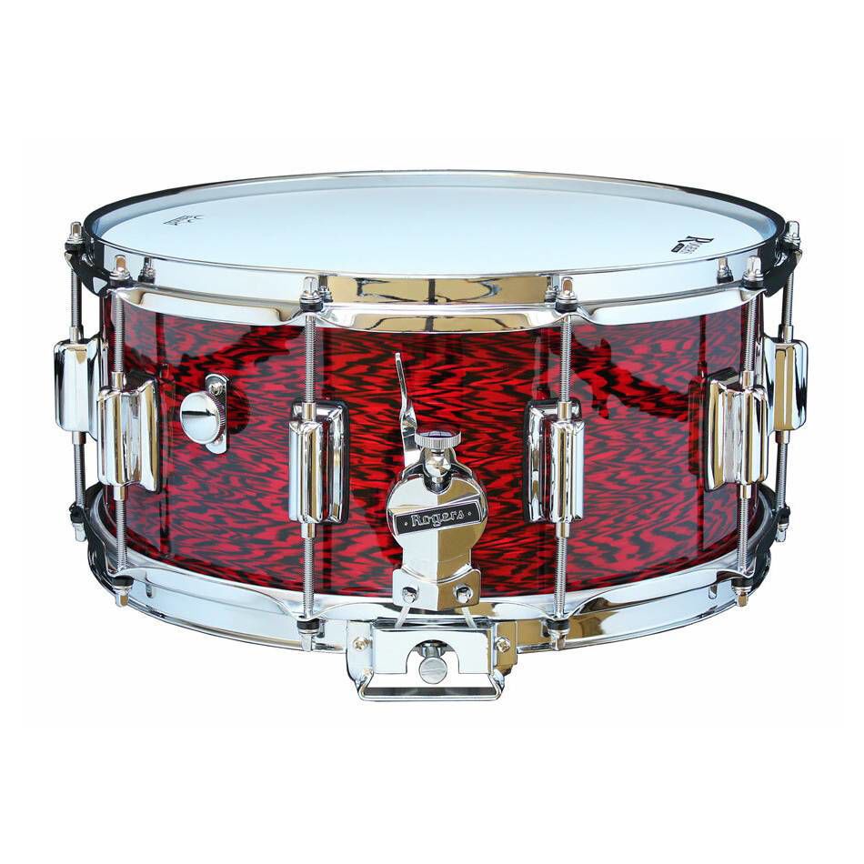 Rogers Dyna-Sonic Beavertail Series 14x6.5 Inch Snare Drum - Red Onyx