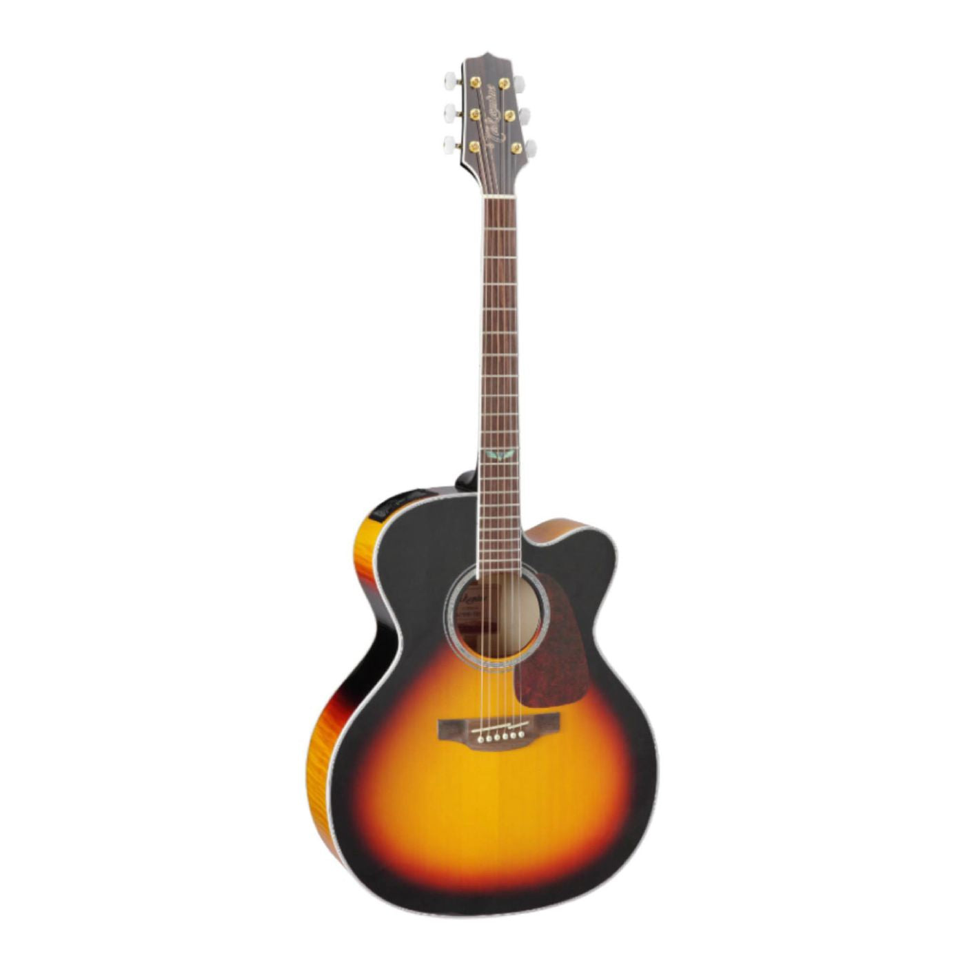 Takamine G70 Series Jumbo Cutaway Acoustic Guitar with Pickup in Brown Sunburst