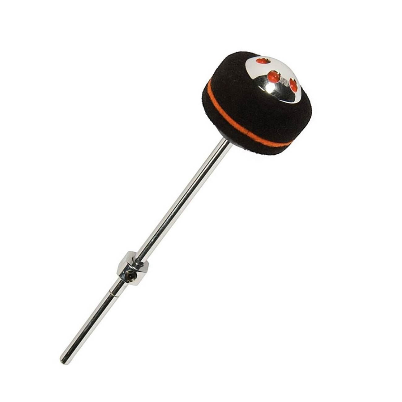 Pearl B-300F Control Core bass drum felt beater with a black shaft and felt head, designed for bass drum pedals and percussion.