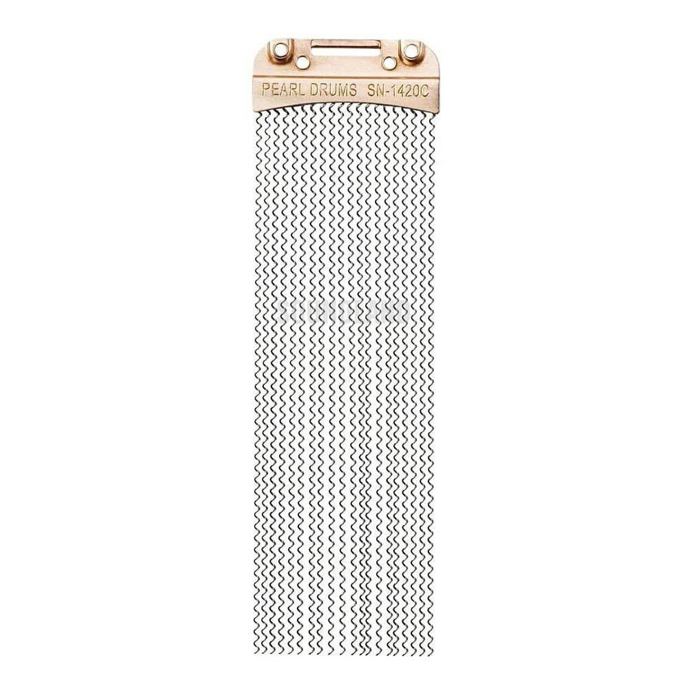Pearl 14-inch SN-1420C snare drum wires with 20 strands, ultra-sound C type drum hardware accessory, shown on a drum.