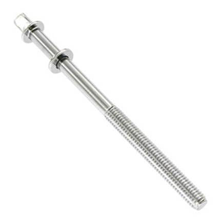 Pearl T-066 tension rod for bass drums, M6 x 115mm, showing the metal threaded rod for drum hardware assembly.