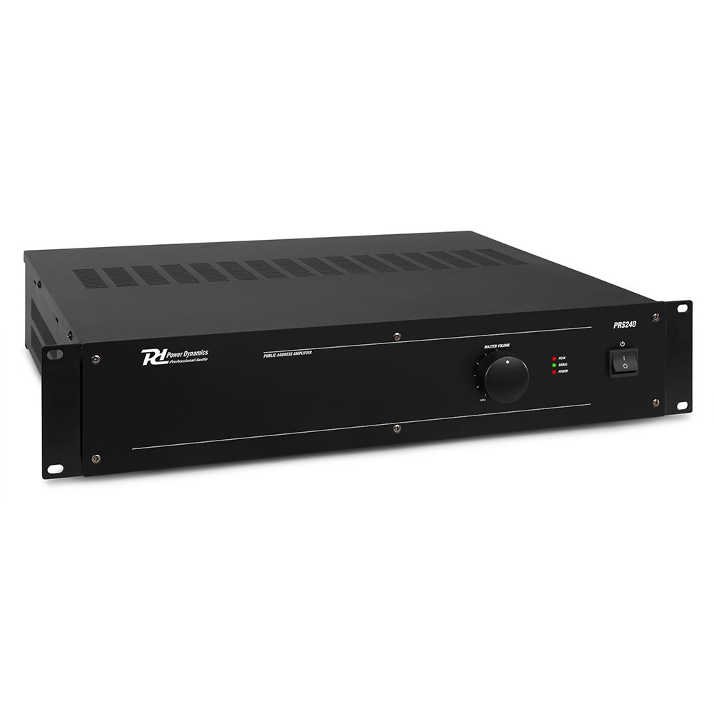 Power Dynamics PRS240 100V Slave Amplifier 240W