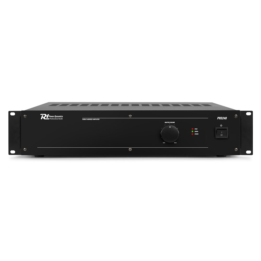 Power Dynamics PRS240 100V Slave Amplifier 240W