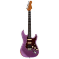 Patina PS-7-PP-HSS Paulownia Body, Roasted Maple Neck, Nitro Finish - Purple Relic