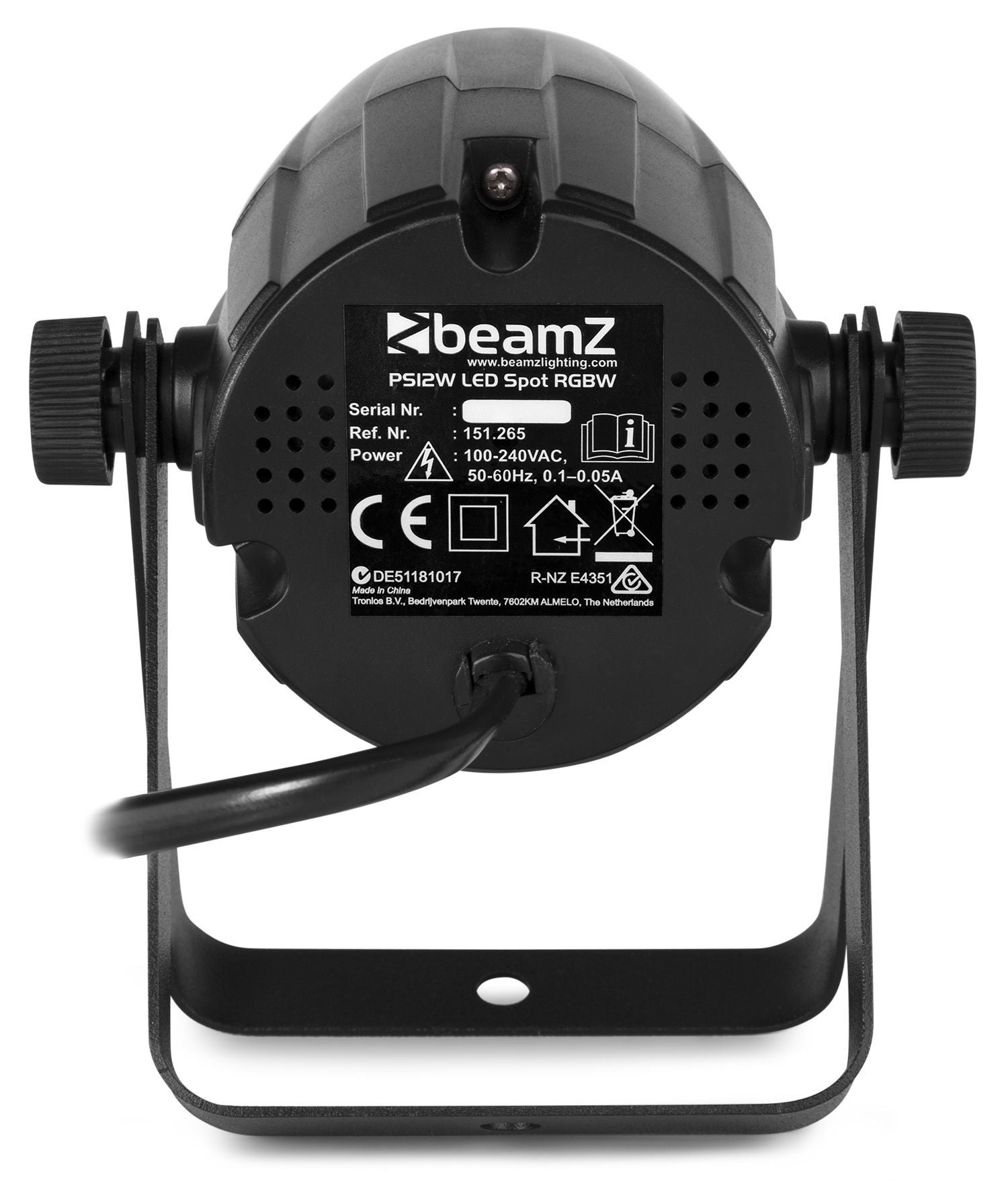 Beamz PS12W MK2 RGBW LED Pinspot 12W with IRC