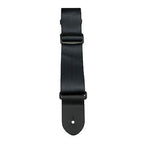 Perris PS1694 2 Black Seatbelt Style Guitar Strap with Black Leather ends