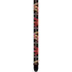 Perris PS6013 2-inch polyester guitar strap featuring Guns N' Roses licensed band logo and design.