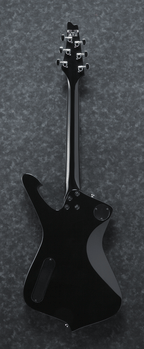 Ibanez PS60 Paul Stanley Signature electric guitar in silver sparkle finish, showing the sleek body and signature design details.