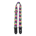 Perris 1.5 Polyester Maui & Sons 8169 Design Ukulele Strap with Leather ends