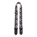 Perris 1.5 Polyester Maui & Sons 8173 Design Ukulele Strap with Leather ends