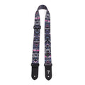 Perris 1.5 Polyester Maui & Sons 8174 Design Ukulele Strap with Leather Ends