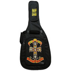 Perris Guns N Roses electric guitar gig bag, padded case with handle and shoulder strap, designed for easy transport and protection.
