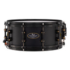Pearl Matt Halpern Signature 14 x 6 Snare Drum - Black on Brass