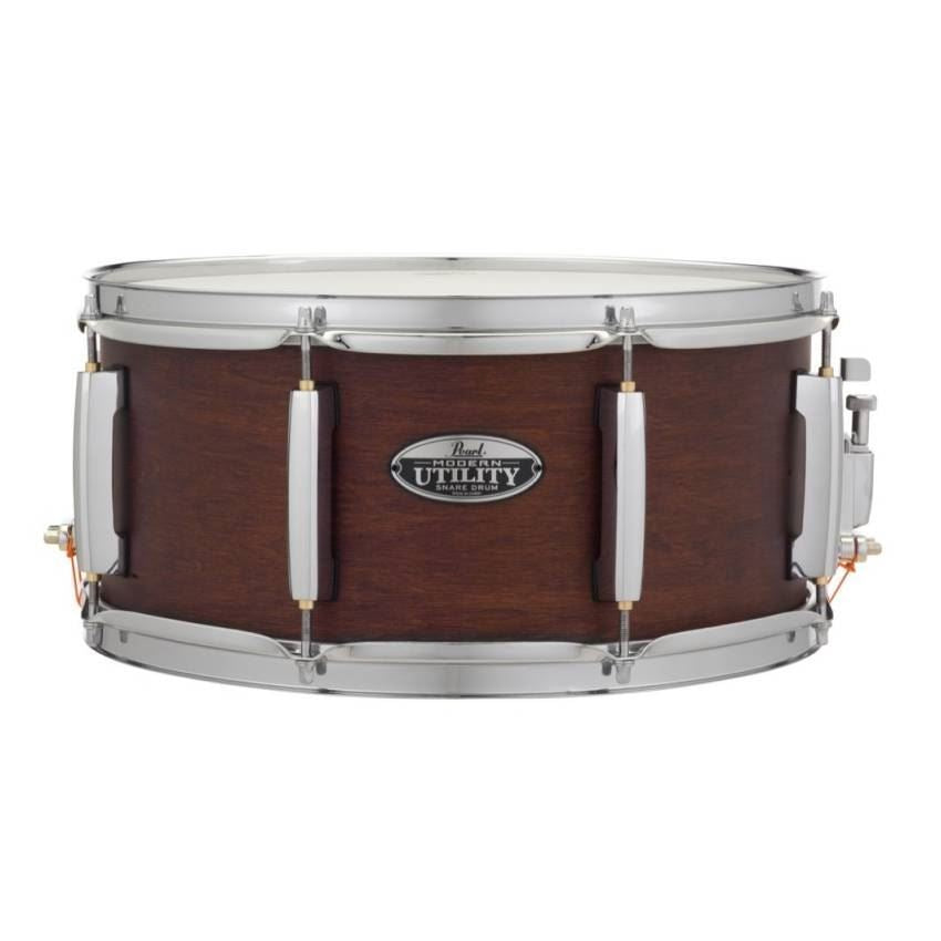Pearl Modern Utility 14 x 5.5 Snare Drum - Satin Mahogany