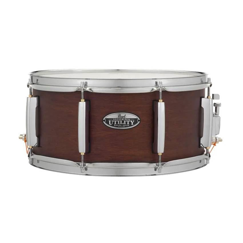 Pearl Modern Utility 14 x 8 Snare Drum - Satin Mahogany