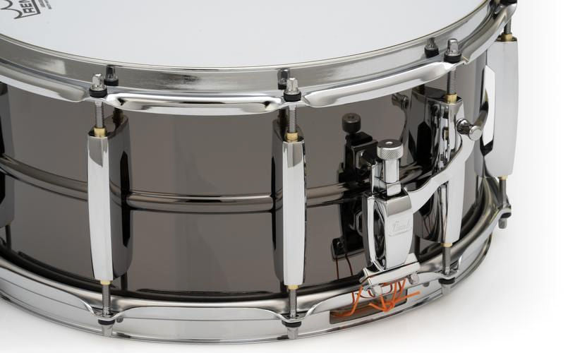 Pearl Sensitone Heritage Alloy Black Brass 14 x 6.5 Snare Drum