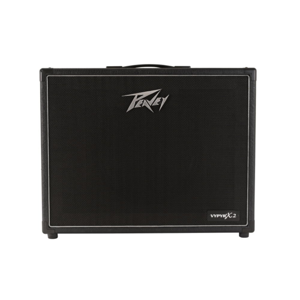 Peavey Vypyr X2 60W 1x12 modeling guitar amplifier with control panel and speaker grille, designed for electric guitar sound.