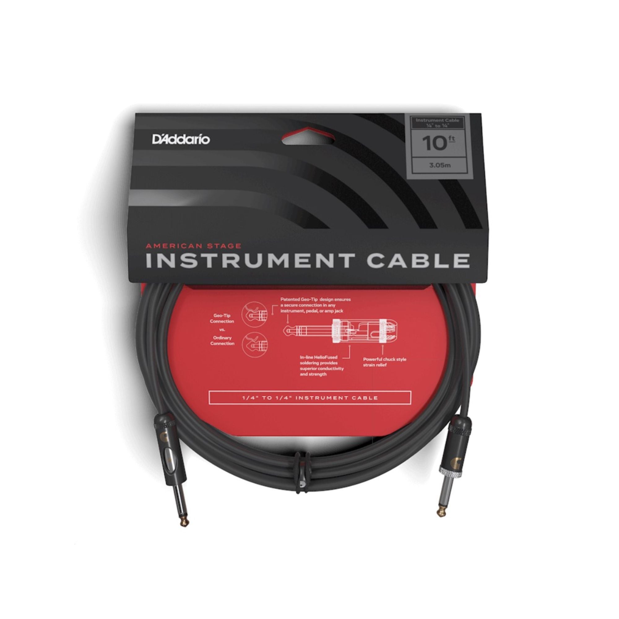 Planet Waves American Stage 10ft Killswitch Instrument Cable