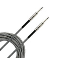 Planet Waves Braided 10ft Instrument Cable - Black & Grey