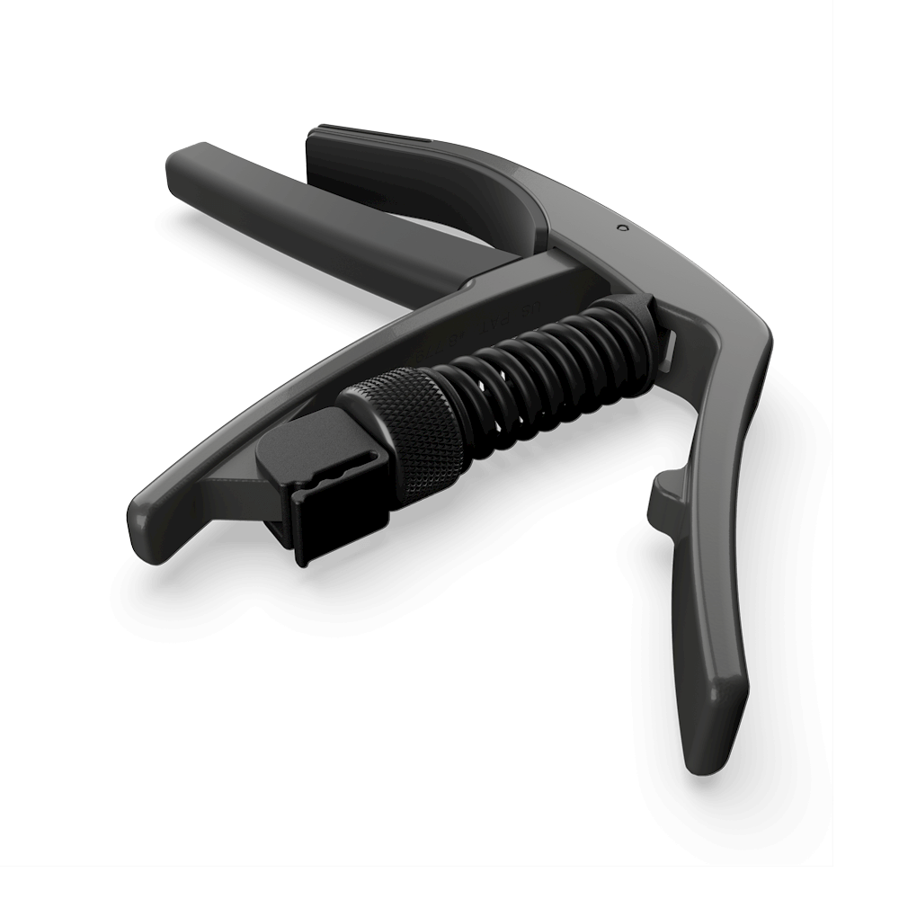 D'Addario Artist Capo Adjustable Tension  - Metallic Grey
